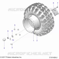 RUOTE, REAR -A19HAA15N7 (101426-2)
