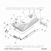 SISTEMA DI ALIMENTAZIONE CARBURANTE, FUEL TANK ASM.