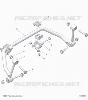 SUSPENSION, FRONT BARRA DI STABILIZZAZIONE