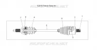 TRASMISSIONE, ALBERO DI TRASMISSIONE, FRONT