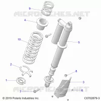 SOSPENSIONE POSTERIORE SHOCK MOUNTING