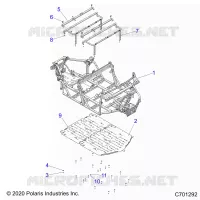 CHASSIS, MAIN FRAME AND SCIARED PLATES