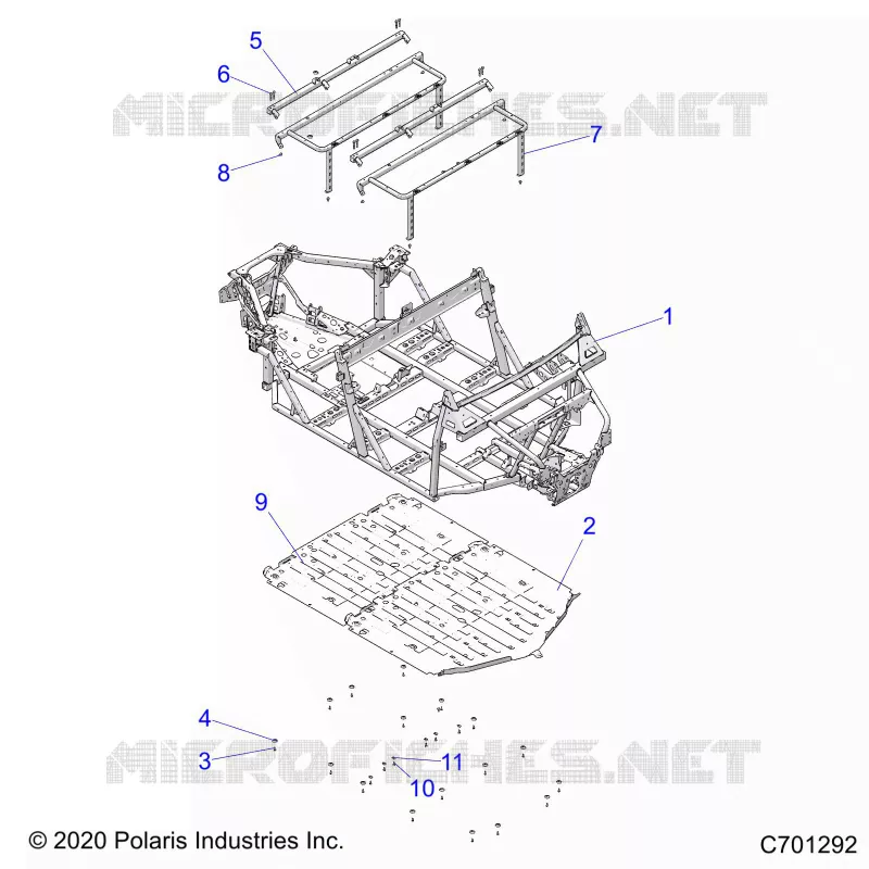 CHASSIS, MAIN FRAME AND SCIARED PLATES