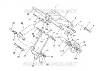 POSTERIORE COPPIA ARM 440 XCR / 0931760 (4923022302022A)