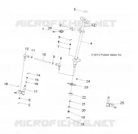 STERZO POST and TIE ROD ASM.