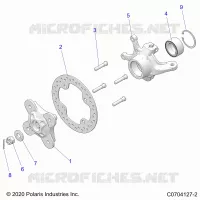 SOSPENSIONI ANTERIORI CARRIER- Z23NAE99FR/SCR/FR (C0704127-2)
