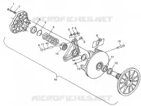 TRASMISSIONE FRIZIONE 440 XCR 0971660 (4937893789B012)