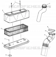CONDOTTO DELL'ARIA SLT 780 B964588 and  Intl. SLT 780 I964588 (4935683568B007)