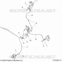 LINEE FRENO, FRONT