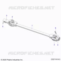 TRASMISSIONE, FRONT PROP SHAFT