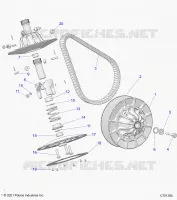 TRASMISSIONE, SECONDARY CLUTCH