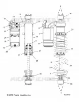 SUSPENSION, SHOCK, FRONT TRACK (7044389)