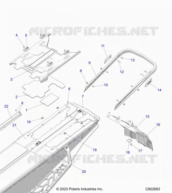 PARAURTI, REAR, CLOSEOFF, TUNNEL COVER