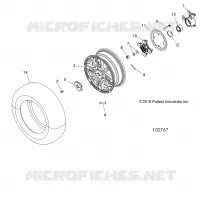 RUOTE, FRONT AND HUB