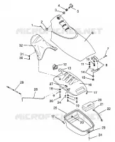 FRONT VANO SL 900 B964291 and  Intl. SL 900 I964291 (4935583558A008)