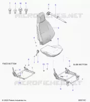SEDE (PASSENGER) AND SEAT BELT MOUNTING