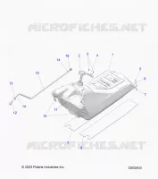 SISTEMA DI ALIMENTAZIONE CARBURANTE, FUEL TANK ASM.