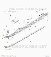 SUSPENSION, RAIL BEAM ASM, LH/RH