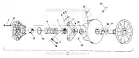 TRASMISSIONE FRIZIONE 500 and 500 Classic To Serial No. 1841611 (4919251925015A)