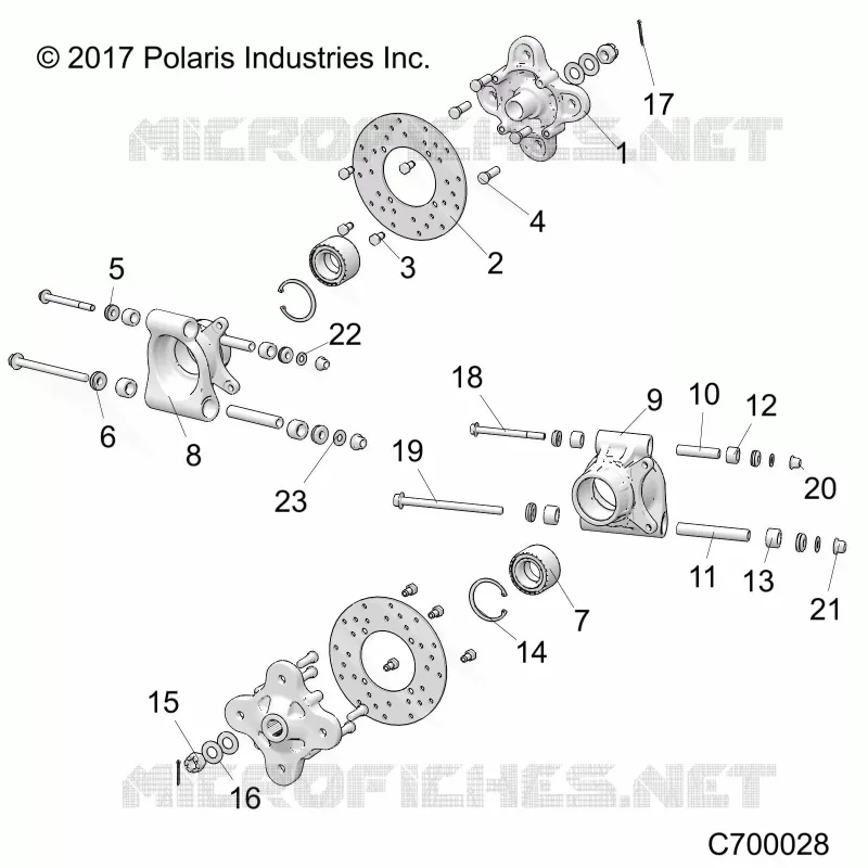 SUSPENSION, PORTAPACCHI POSTERIORE