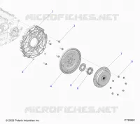 ENGINE, TRASMISSIONE ADAPTOR AND FLEX PLATE 