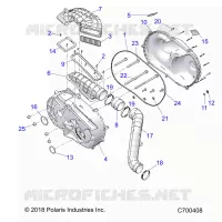 TRASMISSIONE, CLUTCH COVER AND DUCTING