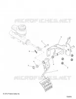 BRAKES, PEDAL AND CILINDRO PRINCIPALE MOUNTING