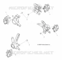 FRENO CALIPER MOUNTING