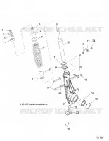 SUSPENSION, ANTERIORE MONTANTE