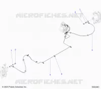 FRENO ANTERIORE BRAKE LINE