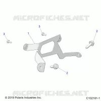 ELETTRICO, ECU BRACKET