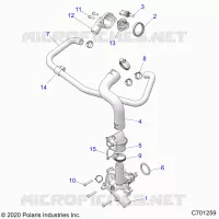 MOTORE, WATERPUMP AND BYPASS