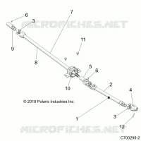 DRIVE TRAIN, FRONT PROP ALBERO