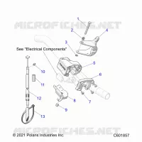 MOTORE, THROTTLE CONTROL ASM.