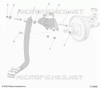 FRENOS, FOOT PEDAL