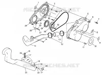 COPERCHIO FRIZIONE Scrambler 400L W97BC38C (4939893989C006)