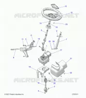 STEERING,INSIEME DELLO STERZO, EPS