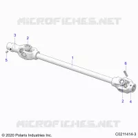 TRASMISSIONE, FRONT PROP SHAFT