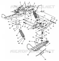 SOSPENSIONI ANTERIORI and SCIARE 500 EFI 0963774 and EUROPEAN 500 EFI E963774 (4936183618B001)