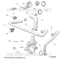 MOTORE, WATERPUMP AND BYPASS