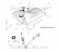 SISTEMA DI ALIMENTAZIONE CARBURANTE, CARBURANTE TANK ASM.