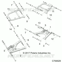 SOSPENSIONE POSTERIORE CONTROL ARMS