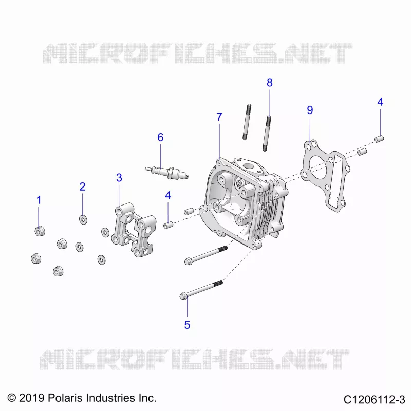 ENGINE, TESTA CILINDRO ASM