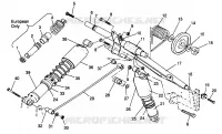 POSTERIORE COPPIA ARM XLT SP 0966676 and EUROPEAN XLT SP E966676 (4931703170B013)