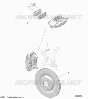 BRAKES, PINZA FRENO ANTERIORE