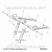 SUSPENSION, ANTERIORE COPPIA ARM