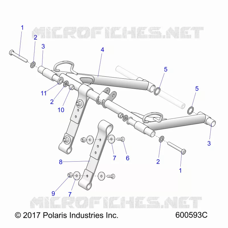 SUSPENSION, ANTERIORE COPPIA ARM