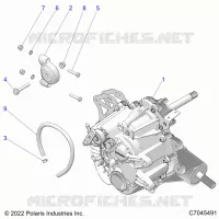 TRASMISSIONE, MAIN GEARCASE MOUNTING