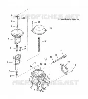 MOTORE, CARBURATORE, UPPER