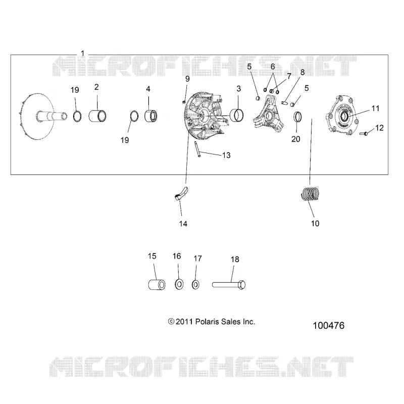 TRASMISSIONE, PRIMARY CLUTCH